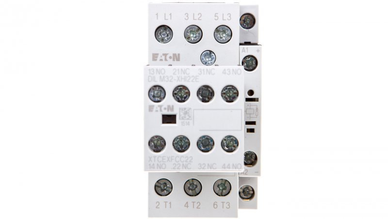 Stycznik mocy 17A 3P 24-27V DC 2Z 2R DILM17-22(RDC24) 106371