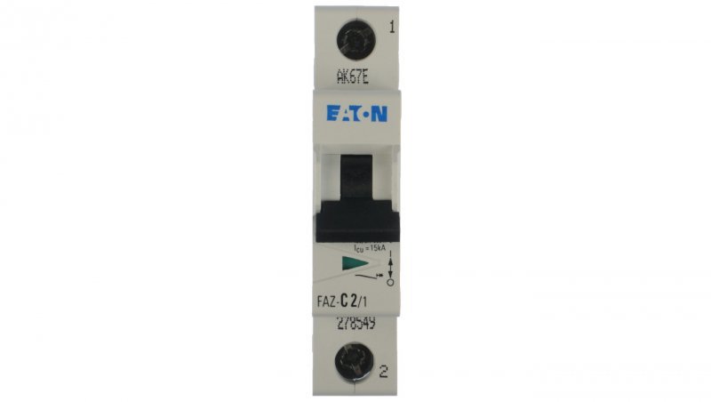 Wyłącznik nadprądowy 1P C 2A 15kA AC FAZ C2/1 278549