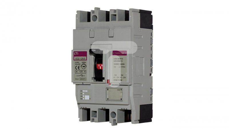 Rozłącznik izolacyjny 3P 125A 3,6kA ED2 125/3 04671271