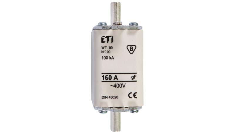 Wkładka bezpiecznikowa NH00 160A gF 500V WT-00/gF/160A/P/500V 004119104