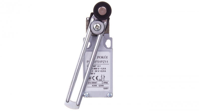 Łącznik krańcowy regulowana dźwignia z rolką 1no+1nc PAM1F51PZ11 A37-4740