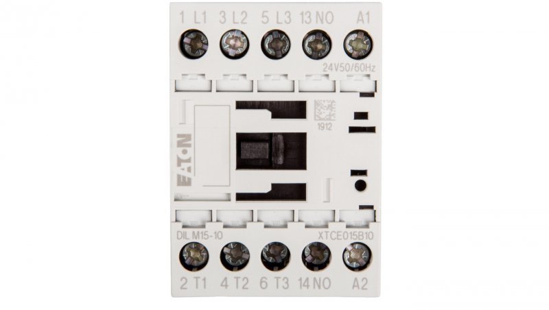 Stycznik mocy 15A 3P 24V AC 1Z 0R DILM15-10(24V50/60HZ) 290062
