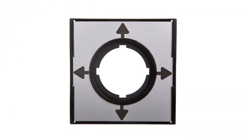 Tabliczka opisowa aluminium kwadratowa STRZAŁKI GÓRA/DÓŁ - LEWO/PRAWO M22-XCK1 279434