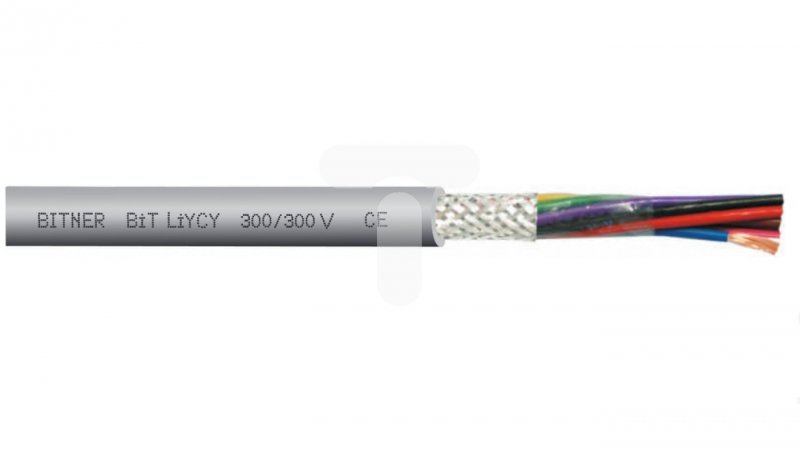 Przewód sterowniczy BiT LiYCY 2x0,75 300/300V S30615 /bębnowy/