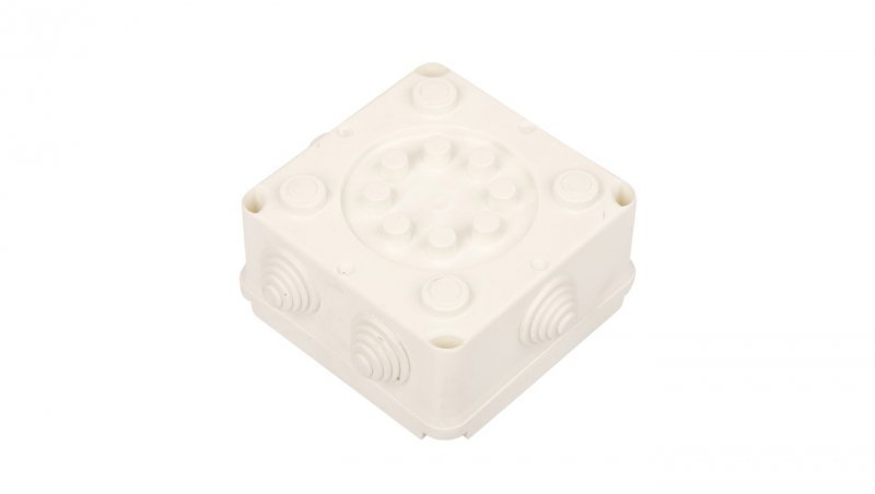 Puszka hermetyczna pusta 118x118x60mm IP55 biała PK-2 118x118x60 0222-00