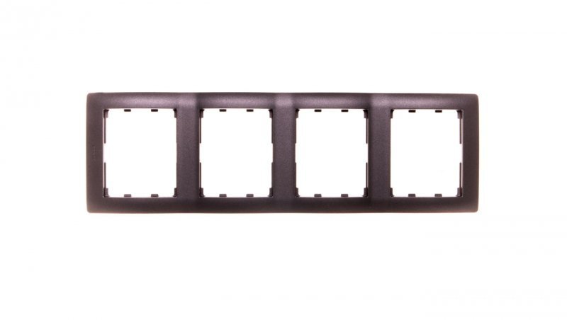 SISTENA LIFE Ramka poczwórna pionowa choco 771208
