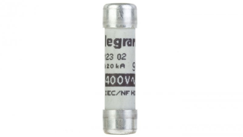 Wkładka bezpiecznikowa cylindryczna 8,5x31,5mm 2A gG 400V 012302