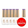 Lakier hybrydowy Molly Nails Flashing Lights Neon Fig Fiction HEMA/Di-HEMA Free 8g Nr 648