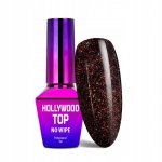 Top Hybrydowy Do Paznokci MOLLYLAC 10g Hollywood Picante Drobinki Brokat