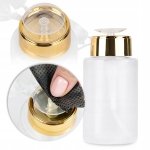 Dozownik Allepaznokcie różowy, złoty 150ml