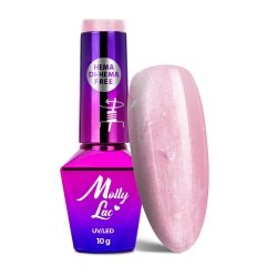 2+1gratis Lakier hybrydowy MollyLac Sparkling French Wedding mermaid HEMA/Di-HEMA Free 10g Nr 706