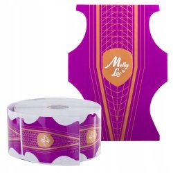 Szablony formy do paznokci duo dwustronne szpic MollyLac 500 szt