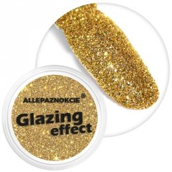 Pyłek do paznokci Glazing effect Allepaznokcie słoiczek 2,5g Gold 2