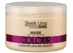 Maska do włosów farbowanych 250 ml Sleek Line Stapiz