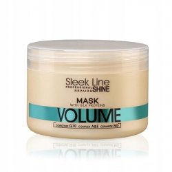 Stapiz Sleek Line Volume 250ml maska do włosów z jedwabiem