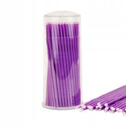 Aplikatory do rzęs fioletowe w pudełku