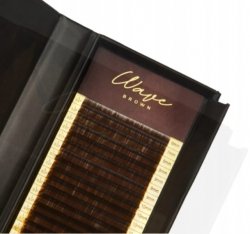 Brązowe rzęsy Wave Brown - C 0,07 14mm- BROWN Noble Lashes