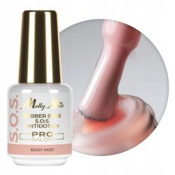 Baza Kauczukowa MOLLYNAILS 15g S.O.S. Antidotum Pro Salon Rosy Mist