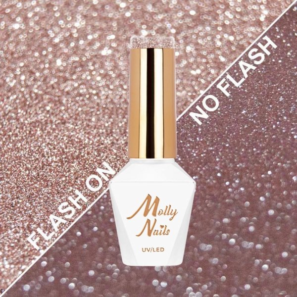 Lakier hybrydowy Molly Nails Duo Flashing Lights Metamorphosis HEMA/Di-HEMA Free 8g Nr 607