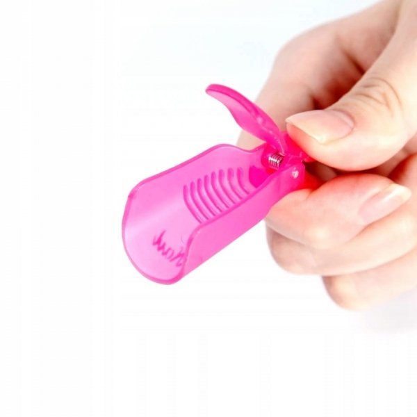 Klipsy do usuwania hybrydy, żelu, akrylu bezbarwny Allepaznokcie 10 szt.