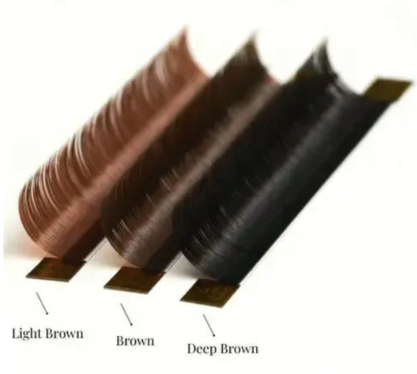Rzęsy Wave Brown - BROWN C 0,07 7mm