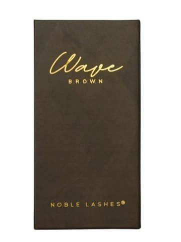 Rzęsy brązowe Wave Brown - C 0,07 9mm LIGHT BROWN Noble Lashes