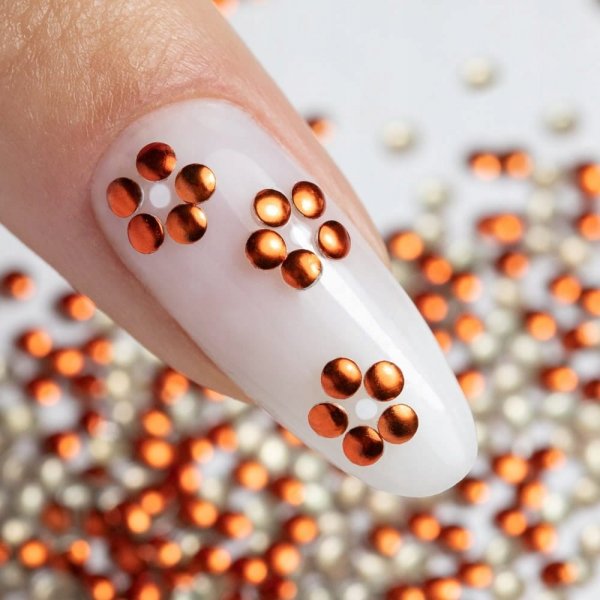 ShinePins gładkie ćwieki błyskotki ozdoby do paznokci mini NTN Nr 4 5g