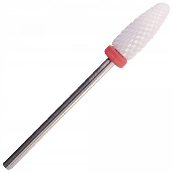 Frez ceramiczny stożek czerwony 3/32 Tirch Cylinder F