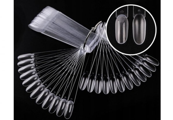 Wzornik kolorów na kółku Allepaznokcie bezbarwny