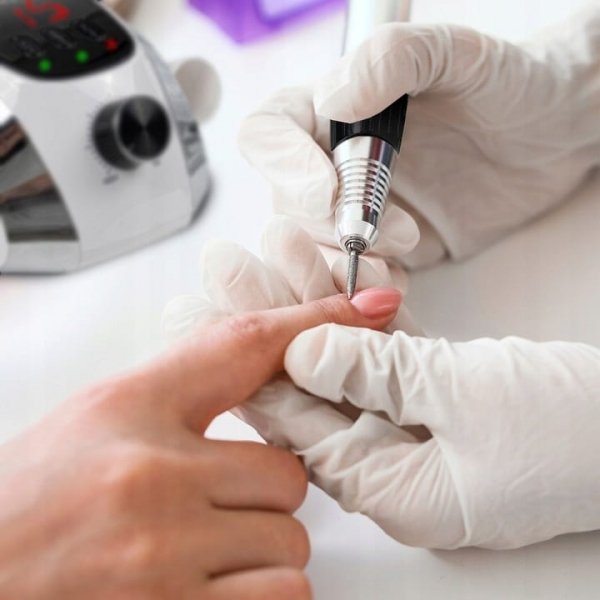 FREZ DIAMENTOWY DO SKÓREK PAZNOKCI MANICURE SPIRALNY TORNADO L0212D