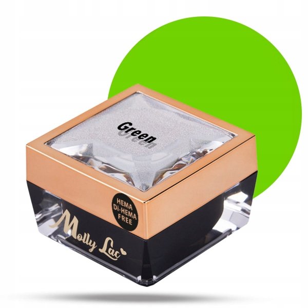 Żel do zdobień paznokci OMBRE PAINT GEL ornamenty MollyLac GREEN #14