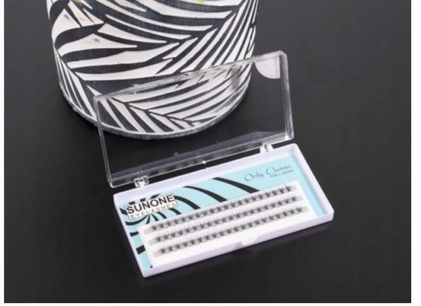 Rzęsy jedwabne w kępkach SUNONE 8mm