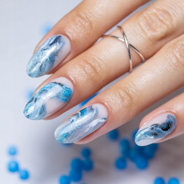 Lakier Hybrydowy Do Paznokci MOLLYNAILS 8g Neon Flashy Cat Eye Nr176