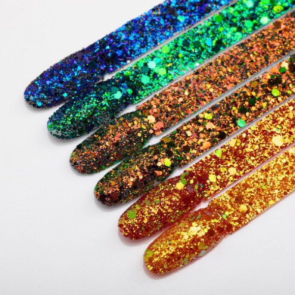 Pyłek do paznokci Glitter Bomb Effect Allepaznokcie Nr 01