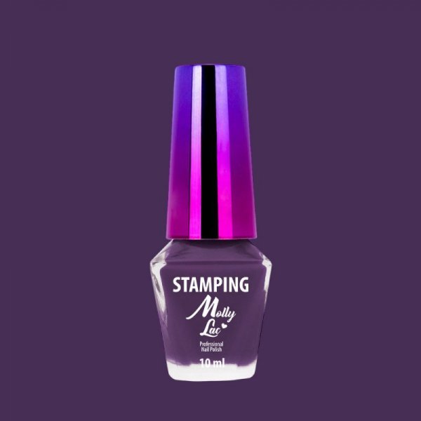 Lakier do stempli i stampingu MollyLac fioletowy 10ml Nr 7