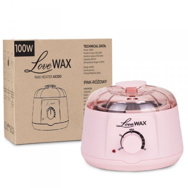 Podgrzewacz do wosku LoveWax AX300 różowy 200W 500 ml