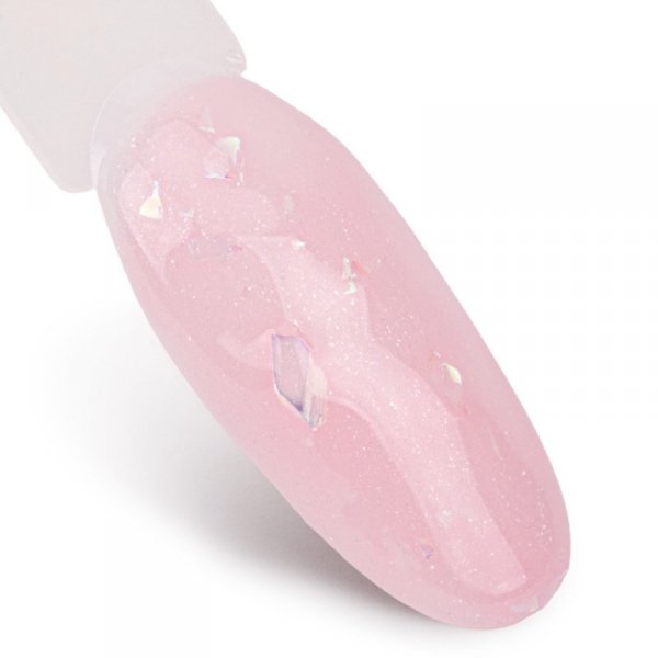 2+1gratis Lakier hybrydowy MollyLac Sparkling French Romantic glow HEMA/Di-HEMA Free 10g Nr 704