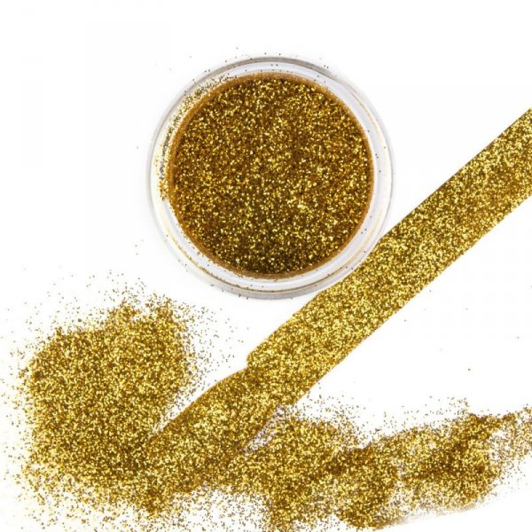 Pyłek do paznokci Glazing effect Allepaznokcie słoiczek 2,5g Gold 2