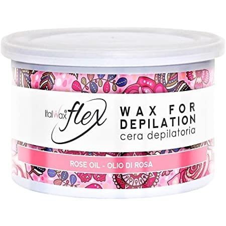 Italwax Flex Rose Oil wosk w puszce depilacj 400ml