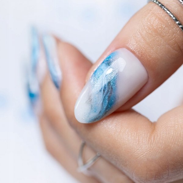 Lakier Hybrydowy Do Paznokci MOLLYNAILS 8g Neon Flashy Cat Eye Nr 174