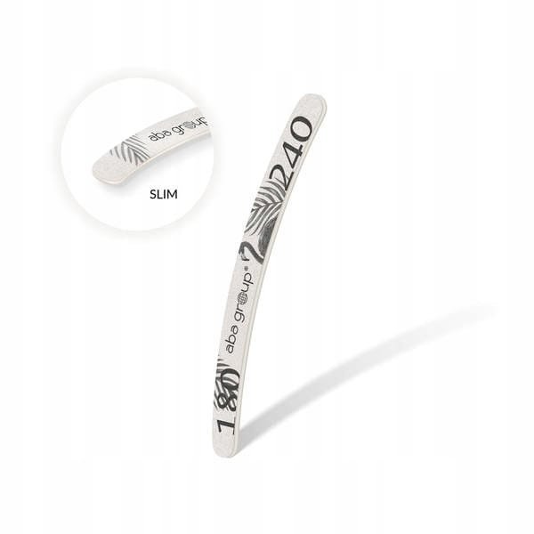 Pilnik do rąk Aba group banan papierowy szary 180/240 slim