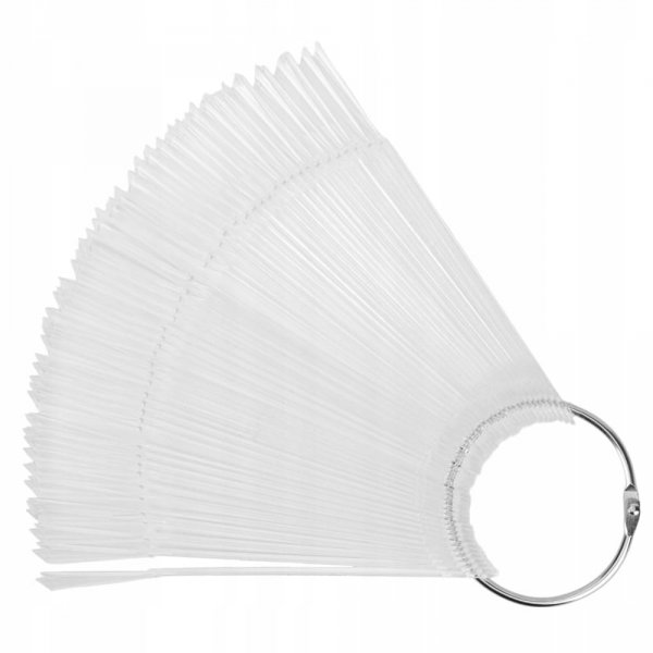 Wzornik kolorów na kółku Allepaznokcie bezbarwny