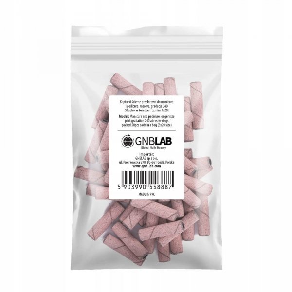 50x Kapturek Ścierny 3mm Nakładka Przelotowa Długi Cylinder Gradacja 240