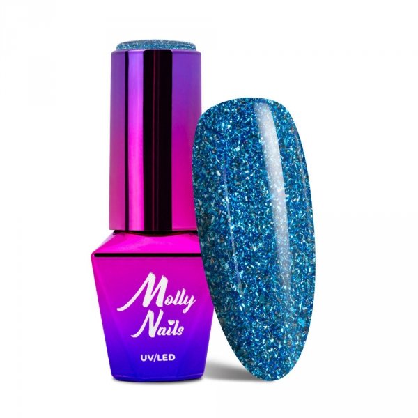 Lakier hybrydowy Molly Nails Luxury Glam Cosmic Love 8g Nr 544