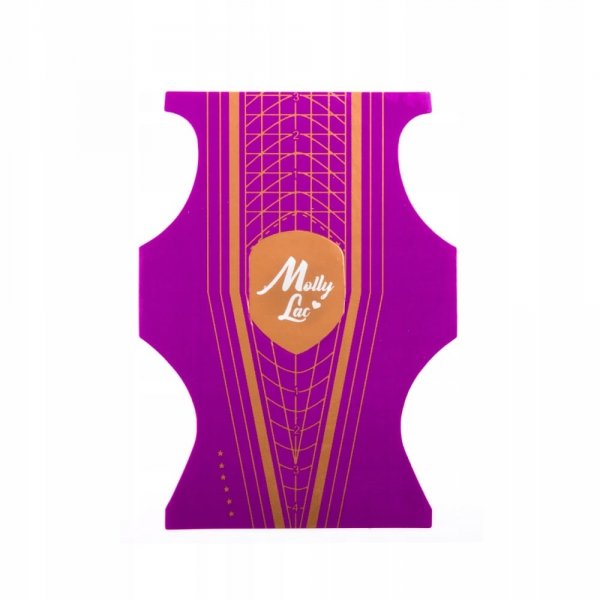 Szablony formy do paznokci duo dwustronne szpic MollyLac 500 szt