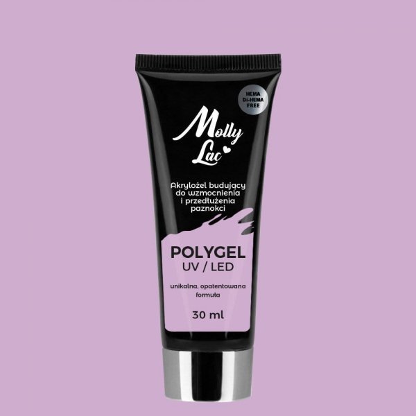 Akrylożel polygel MollyLac Wild Orchi 30ml