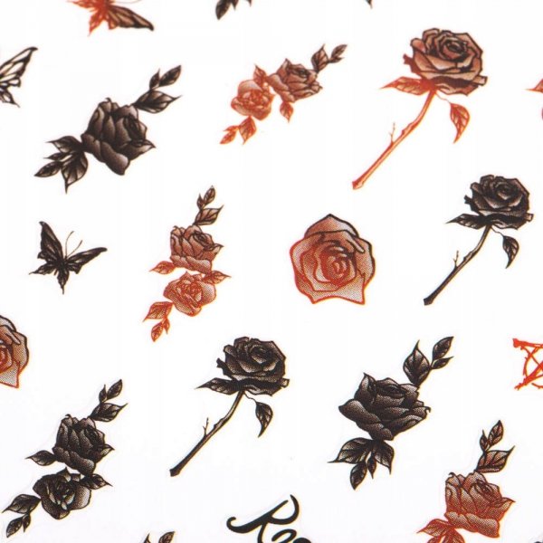 Naklejki do paznokci cienkie samoprzylepne halloween DD-762