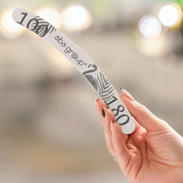 Pilnik do paznokci Aba Group 100/180 banan slim