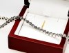 Bransoleta Srebro rodowane Markazyty BDM3236