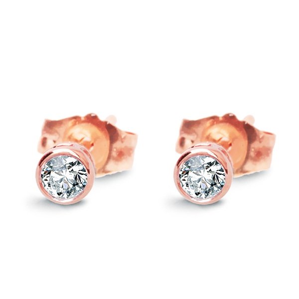Kolczyki Złoto Diament KRD2556